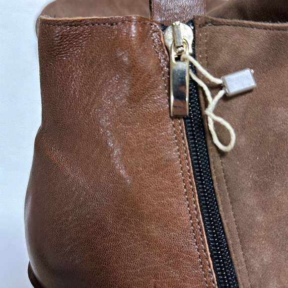 NIB Anna Rita N Brown Fringe ankle booties - Picture 6 of 12